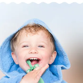 

360degree Baby Toothbrush Koala Head Handle Infant Brushing Teeth Training Safe Design Soft Healthy Silicone Toddler Oral Care