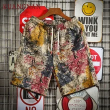 KUANGNAN повседневные летние хлопковые шорты мужские спортивные мужские шорты летние мужские шорты хлопок человек 5XL Новинка