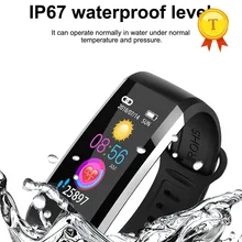 0,96 полный сенсорный контроль цветной экран кровяное давление Пульс смарт-браслет с Мульти режим движения монитор сна большой аккумулятор