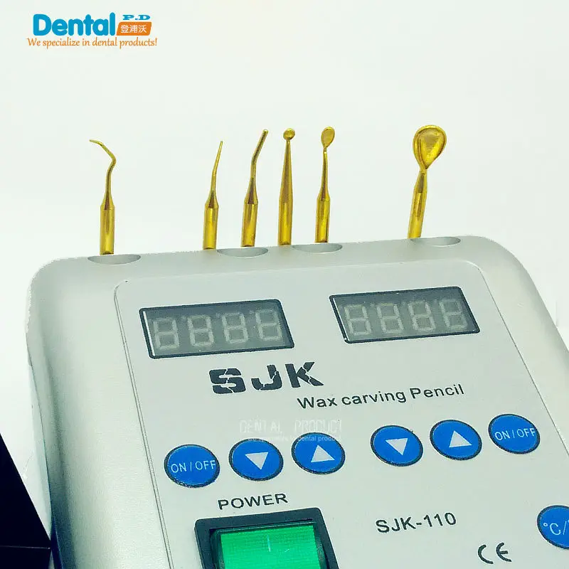 1set Dental lab Equipment Electric Wax Carving knife Machine Double Pen 6 Wax Tips Wax Carving 4