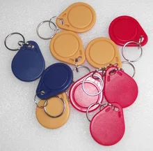 Writable FM1108 13.56MHz RFID IC Key Tags Keyfobs Token Keychain for access control Arduino