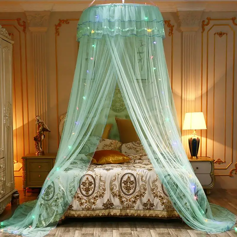 

Elgant Canopy Mosquito Net For Double Bed Mosquito Repellent Tent Insect Reject Canopy Bed Curtain Bed Tent
