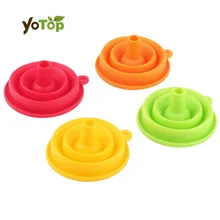 YOTOP 2 шт. мини Силиконовый гель складываемый складной стиль Воронка Хоппер кухонные инструменты Аксессуары Гаджеты открытый