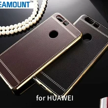 100 шт Новое поступление чехол для телефона для HUAWEI mate 8 mate 9 с узором Личи черный ТПУ защитный чехол для HUAWEI mate 9 PRO
