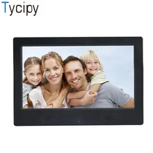 Tycipy HKD105 10 дюймов HD ультра-тонкие динамики в передней части цифровая рамка для фотографии; альбом MP3 MP4 видеопроирыватель цифровая рамка для фотографий