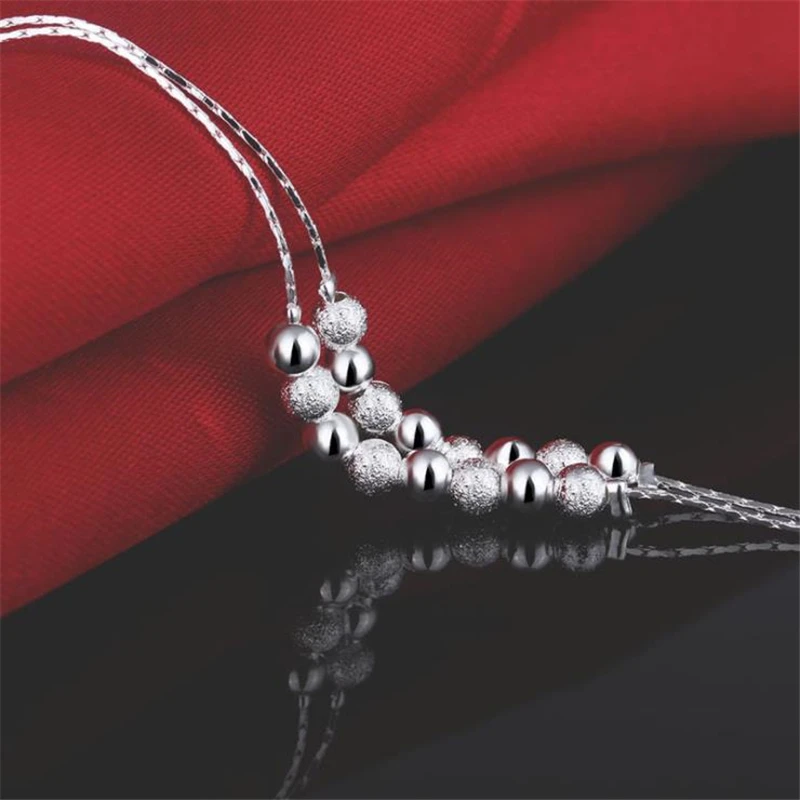 KOFSAC лето серебряные бусины 925 пробы лодыжки браслет двойной слой цепи ножные браслеты для женщин модные ювелирные изделия Девушка Лучшие подарки