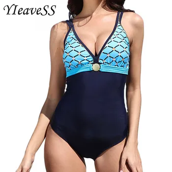 

2019 One Piece Swimsuit Plus Size Swimwear Women Push Up Bathing Suit Vintage Monokini Bodysuit Beach Wear High Cut Swim Suit