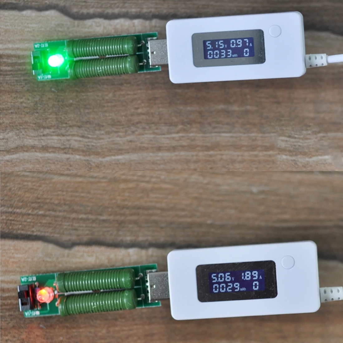 Регулируемый переключатель 5V 1A/2A мини USB резистор емкость аккумулятора напряжение разряда сопротивление электронный тестер нагрузки