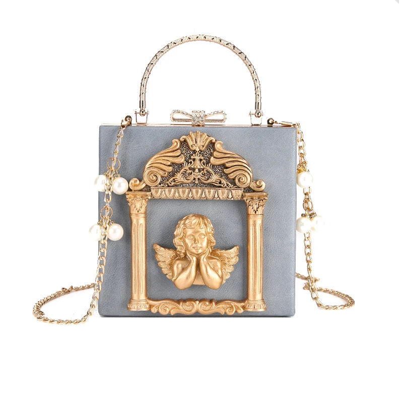 

Dropshipping 2018 Women Handbag Leather Angel Shoulder Bag Messenger Bags Ladies Satchel Purses 4 Color