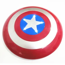 O capitão américa 32cm américa escudo luz-emitindo som cosplay propriedade brinquedo escudo plástico botão includ bateria