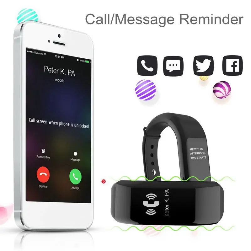 IP67 Waterproof Smart bracelet Bluetooth fitness Band Sport Wristband Heart Rate Monitor watch smartphone fitbit tracker weight controller (15)