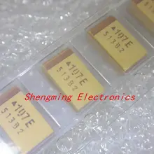 10 шт 7343 107E 25V 100 мкФ D Тип SMD Танталовый конденсатор