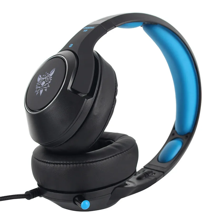 ONIKUMA K9 PS4 гарнитура casque PC Стерео Игровые наушники с микрофоном дышащая подсветка