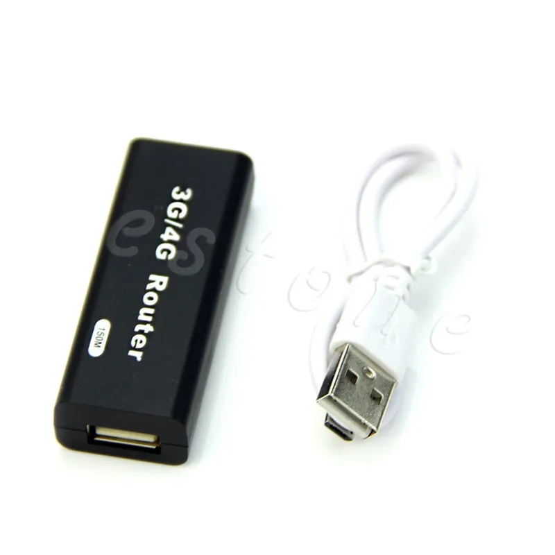 Мини Портативный 3g/4G WiFi Wlan точка доступа AP клиент 150 Мбит/с USB беспроводной маршрутизатор