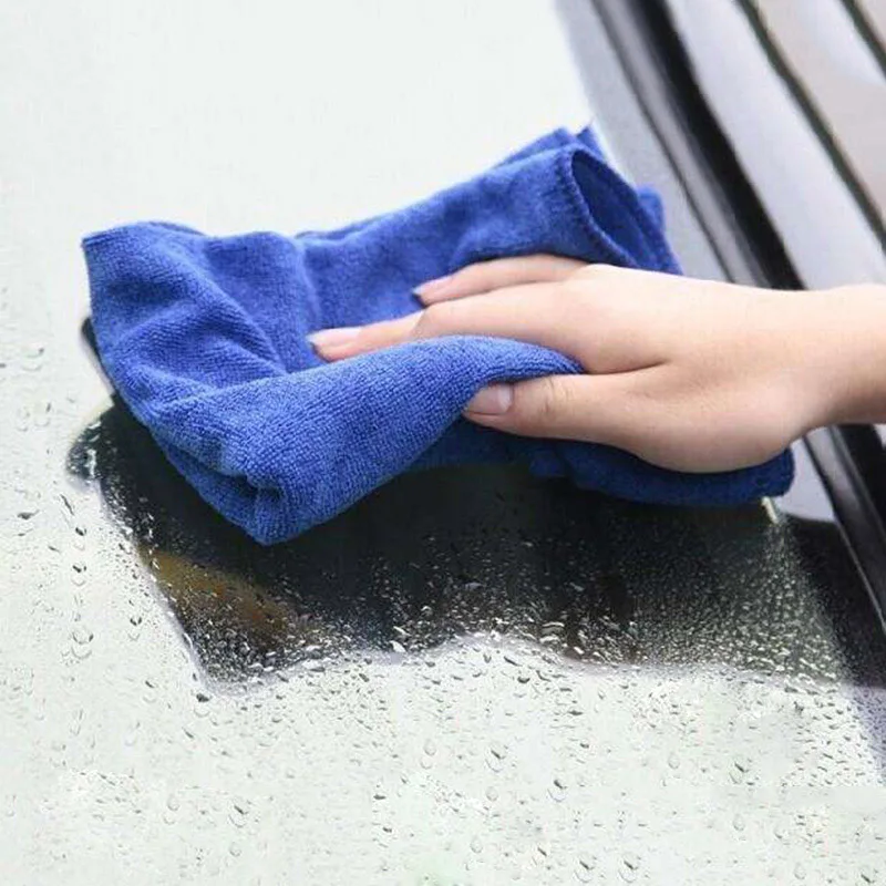 

20*20cm Microfiber Towel Cleaning Cloth Super Absorbent Scouring Pad Car Auto Wash Quick Dry Towel Clean Tools Dropshipping 1pc