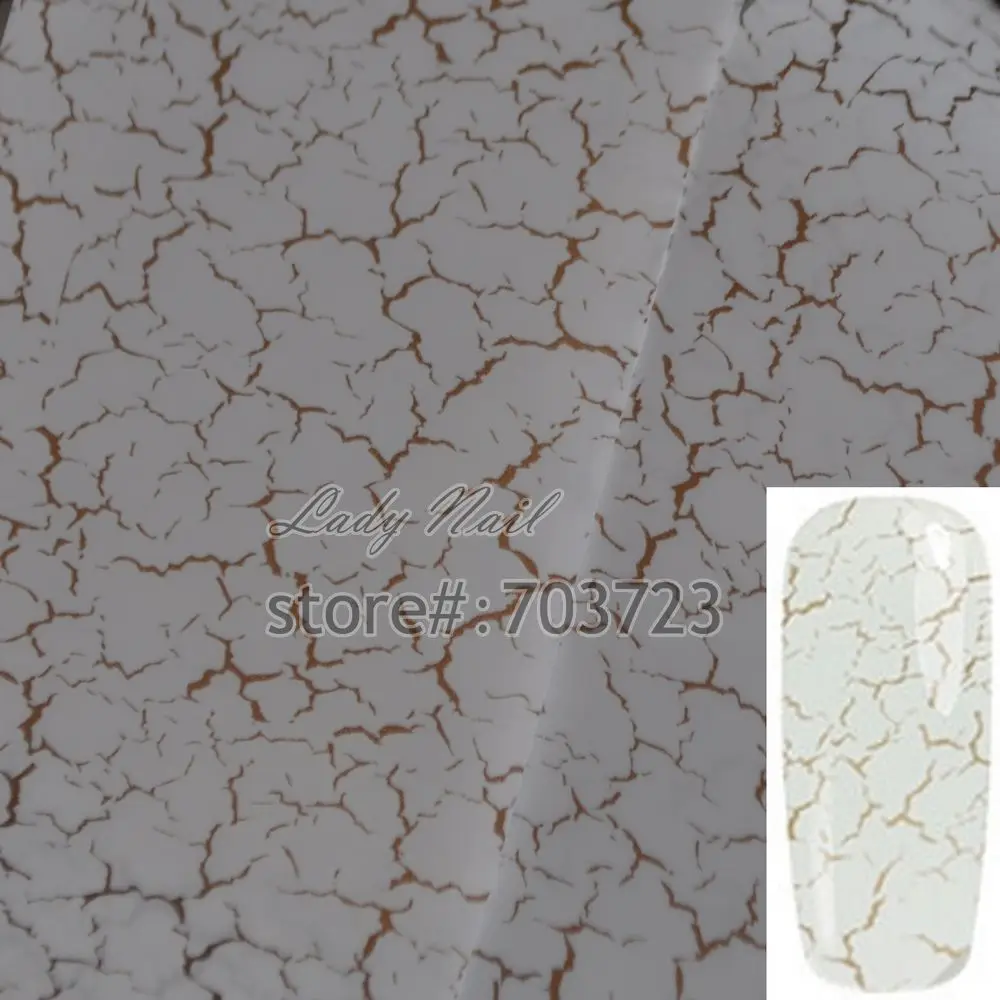

White Marble Style Nail Art Transfer Foil Paper Tip Sticker Nails Craft Decoration New Fashion Design GL92
