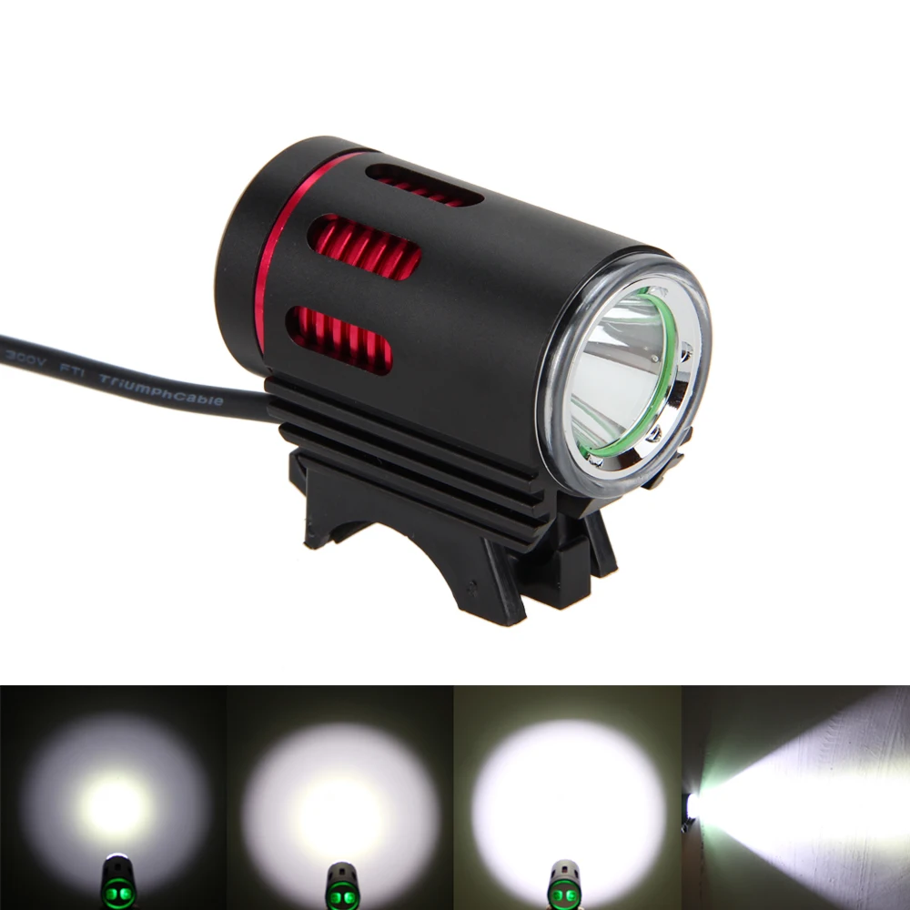 Discount Bike Front Lamp XM-L2 LED 3000LM Head Bicycle Bike Lamp Light Headlight Torch Hunting Flashlight Not Included Battery 5