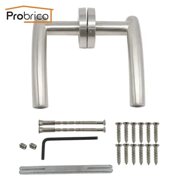 

Probrico Zinc Alloy Door handles for interior doors European Mortise lock Passage Door Hardware Handle For Living Room Aisle