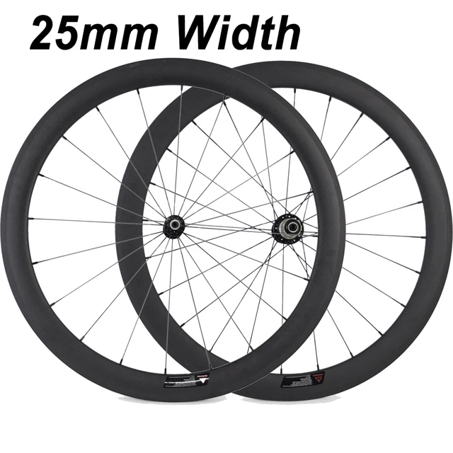 Best price at $335 Cheap 25mm Width 50mm depth Carbon Road Bike Bicycle Wheels 700C Wheelset 3K Matte or Glossy Carbon Wheels
