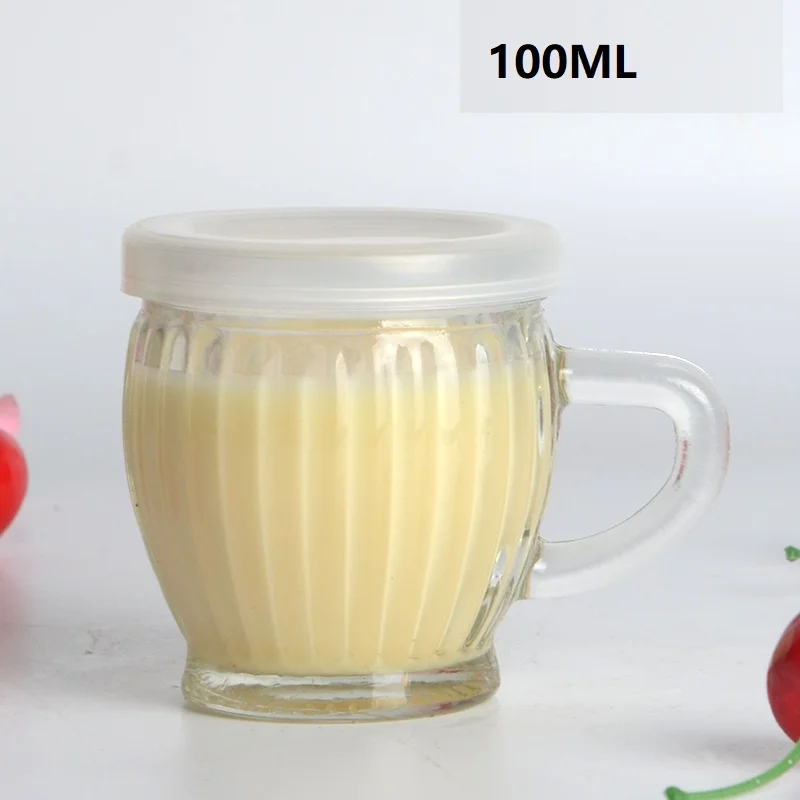 Стеклянные банки для варенья 6 шт./лот стеклянная бутылка пудинга 100 мл с крышкой