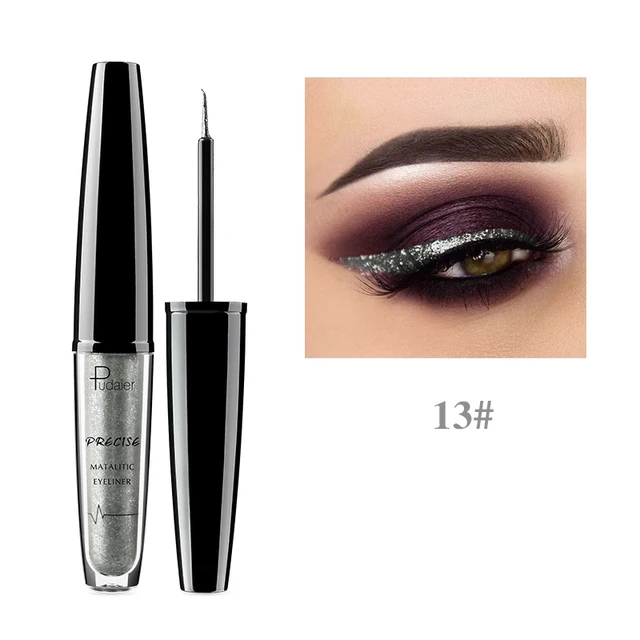 New Liquid 16 Colors Shimmer Eyeliner Gel Waterproof Long Lasting