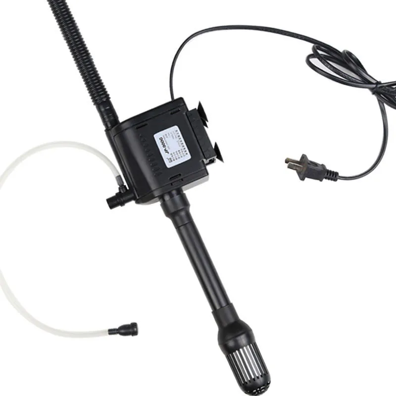 

Multi-function mini aquarium fish tank filter pump submersible pumps water pumps supply 220-240v / 50Hz power 6W flow 350L / H
