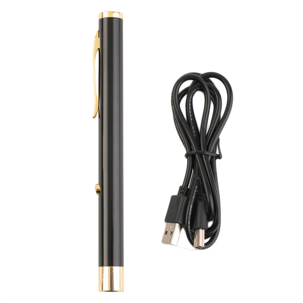 OUTAD USB Rechargeable Green/Red Light Laser Pointer Pen High Power Beam for Hunting Camping Hiking 5mW Output power