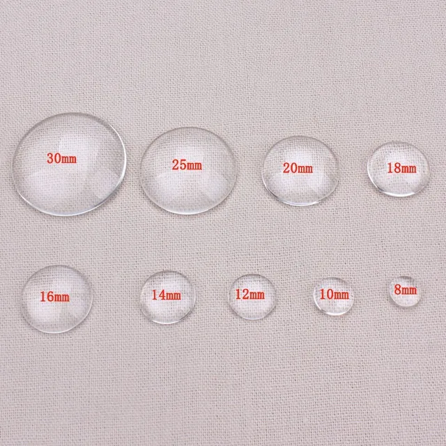 5 pz/lotto 8/10/12/14/16/18/20/25/30mm libero rotondo di Vetro Cabochons di Vetr 5 pz/lotto 8/10/12/14/16/18/20/25/30mm libero rotondo di Vetro Cabochons di Vetr