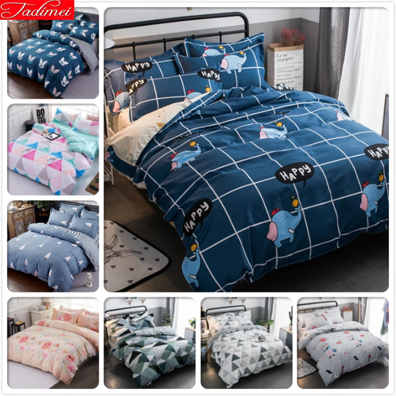 

Duvet Cover 3pcs/4pcs Bedding Set Sheet Bedspreads Pillowcase Bed Linen Kids Child Soft Cotton Bedlinen Single Queen King Size