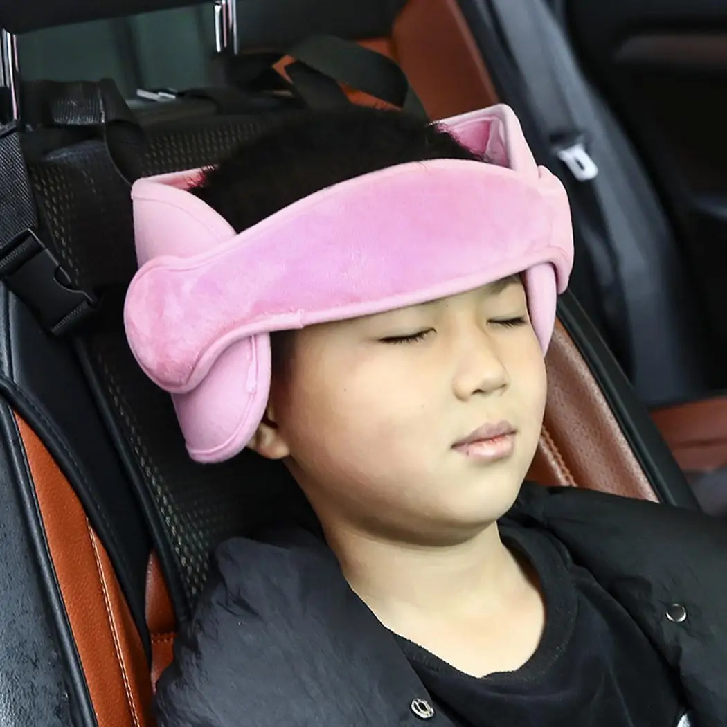 Baby Head Fixing Belt Child Car Safety Adjustable Seat Headrest Sleep