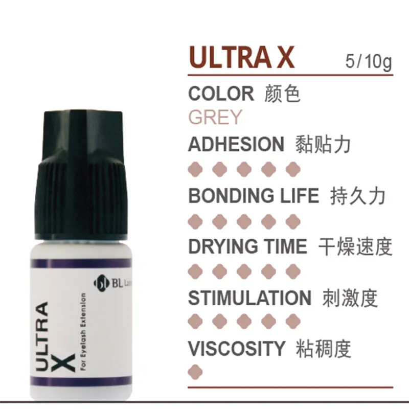 

False Grafting Eyelash Glue Dry Fast Blink Lash Eyelash Extension Glue Adhesive Ultra Plus 5ml