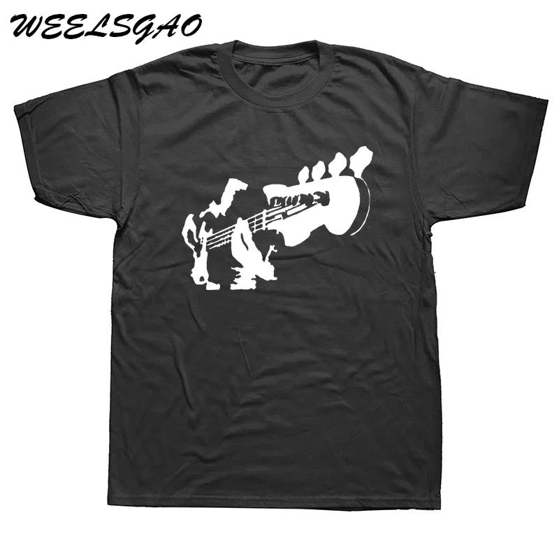 

Mens BASS GUITAR BASS PLAYER HAND BASS MUSIC T Shirt Cotton Novelty
