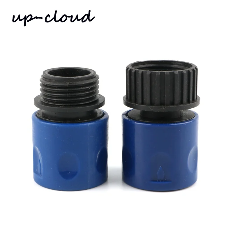 2pcs UP-CLOUD 3/4 дюймов резьба Быстрый разъем Американский Европейский стандарт 3/4 "кран адаптер соединение для крана садовый оросительный фитинг