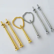 Mix золото и серебро торт стенд Горячая стиль лоток для бумаги торт вращающийся лоток торт