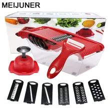 

Meijuner Vegetable Cutter Stainless Steel Vegetable Slicer Kitchen Accessories Decoration Home Gadgets Items for Kitchen MJ222