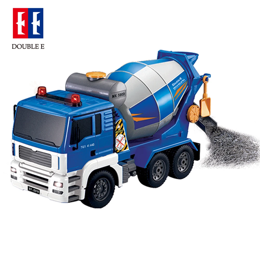 Double E E518 1/20 RC Car Remote Control Truck Engineering Vehicle Cement Concrete Mixer Truck Rotarable Toys for Children Gifts 4