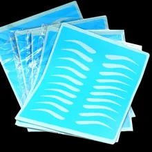 1 шт. силиконовый Перманентный макияж бровей Татуировка практика кожи синий 19,5X14,5 см поддельная практика кожи для микроблейдинга татуировки машина