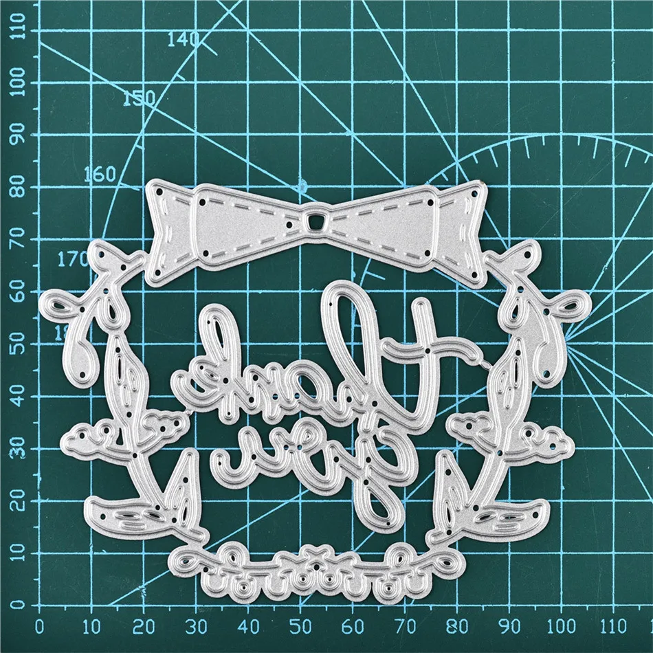 

Naifumodo Word Dies Thank You Letter Metal Cutting Dies Scrapbooking Embossing Dies Cut Stencils Cards 2019 New Craft Dies