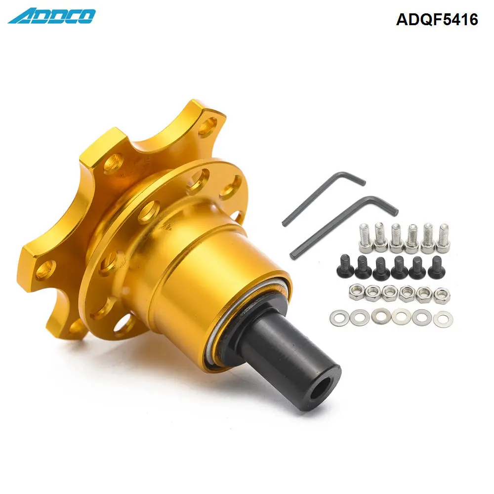 

ADDCO Quick Release Splined Weld-On6 Bolt Steering Wheel Hub/Boss ADQF5416