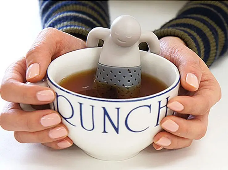 Mr Tea Infuser Bathing Kids Shape Strainer Filter Teabags For Mr Tea Infuser Bathing Kids Shape Strainer Filter Teabags For Coffee Leaves Silicone Drinkware Tools In Infusers From Home Garden On