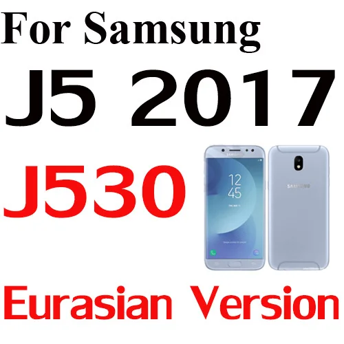 Высококачественное закаленное стекло синего цвета для samsung Galaxy J730 J530 J330 J3 J7 J5 A520 A5 A3 A7, защитная пленка на весь экран - Цвет: For J5 J530 2017