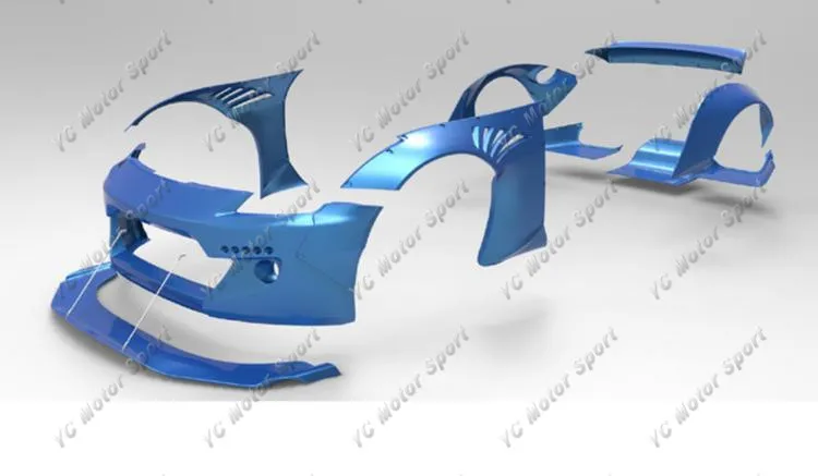 2002-2005 Nissan 350Z Z33 Rocket Bunny Style Body Kit FRP (32)