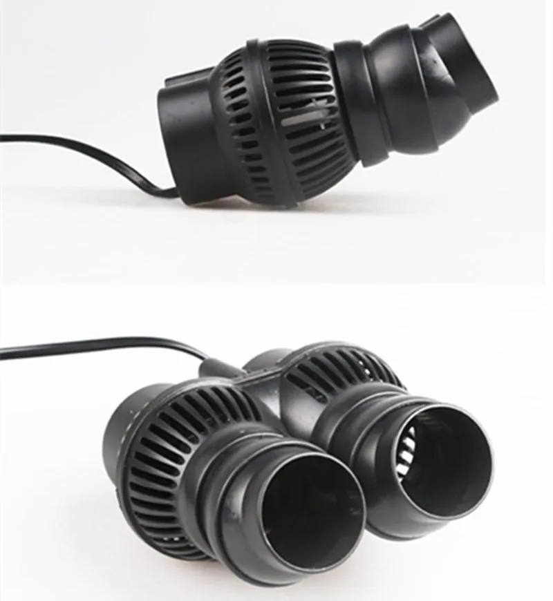  12/24w Aquarium Wavemaker Double Power Head Water Circulation Pump With Suction Cup Adjustable Dire