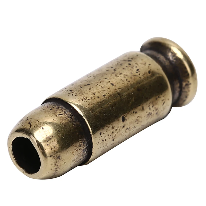 

Brass Bullet Knife Beads Umbrella Rope Bead Outdoor Knife Gadgets Pendant