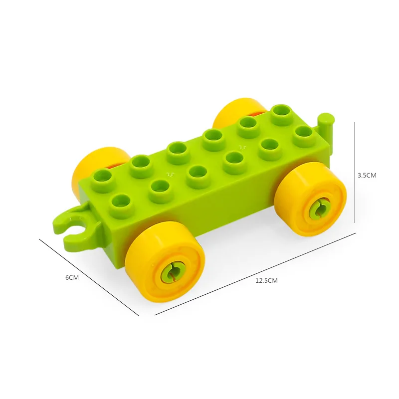 DIY мотоцикл модель автомобиля набор транспортных средств транспорт кирпичи большое образование частиц блоки аксессуар совместимый бренд Duploingly подарок - Цвет: 1Pcs Block 3