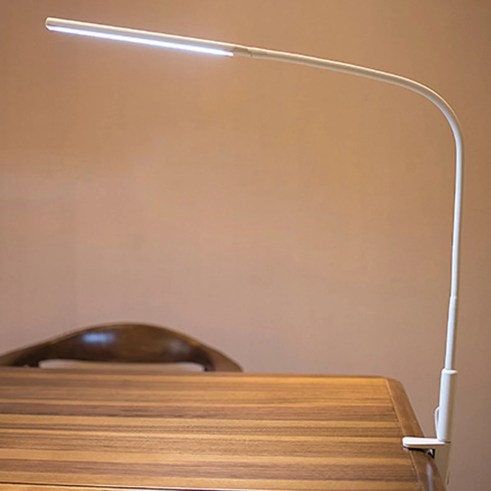  Table Clip Lamp Portable Long Arm Office USB Adjustable Eye Protection Desk Lamp Bedroom LED Light  - 33051391654
