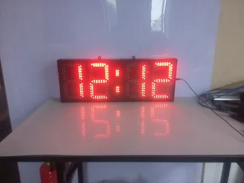 

Large Digital LED Wall Clock Home Decoration, Coordinated Universal Time / GPS Automatic Correcting Self-setting Self-adjusting
