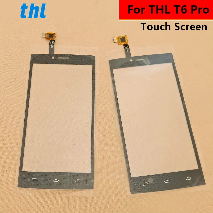 For THL T6 Pro Touch Screen Front Glass Touchpad Replacement Outer Panel Lens Cover Repair Part