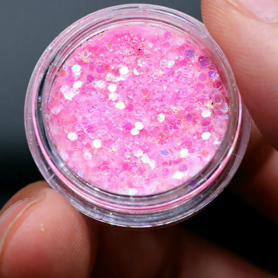 

1 Box Colorful Powder Acrylic Powder Crystal Polymer Nail Art Design Builder False Tips Nails Art Builder For Nail Polymer Tools