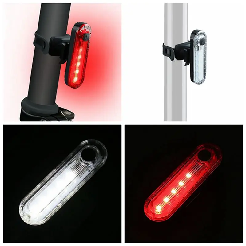 Sale USB Bike Rear Light Waterproof Cycling Taillight Led Rechargeable Riding Rear Light MTB Bike Warning Bicycle Light 8